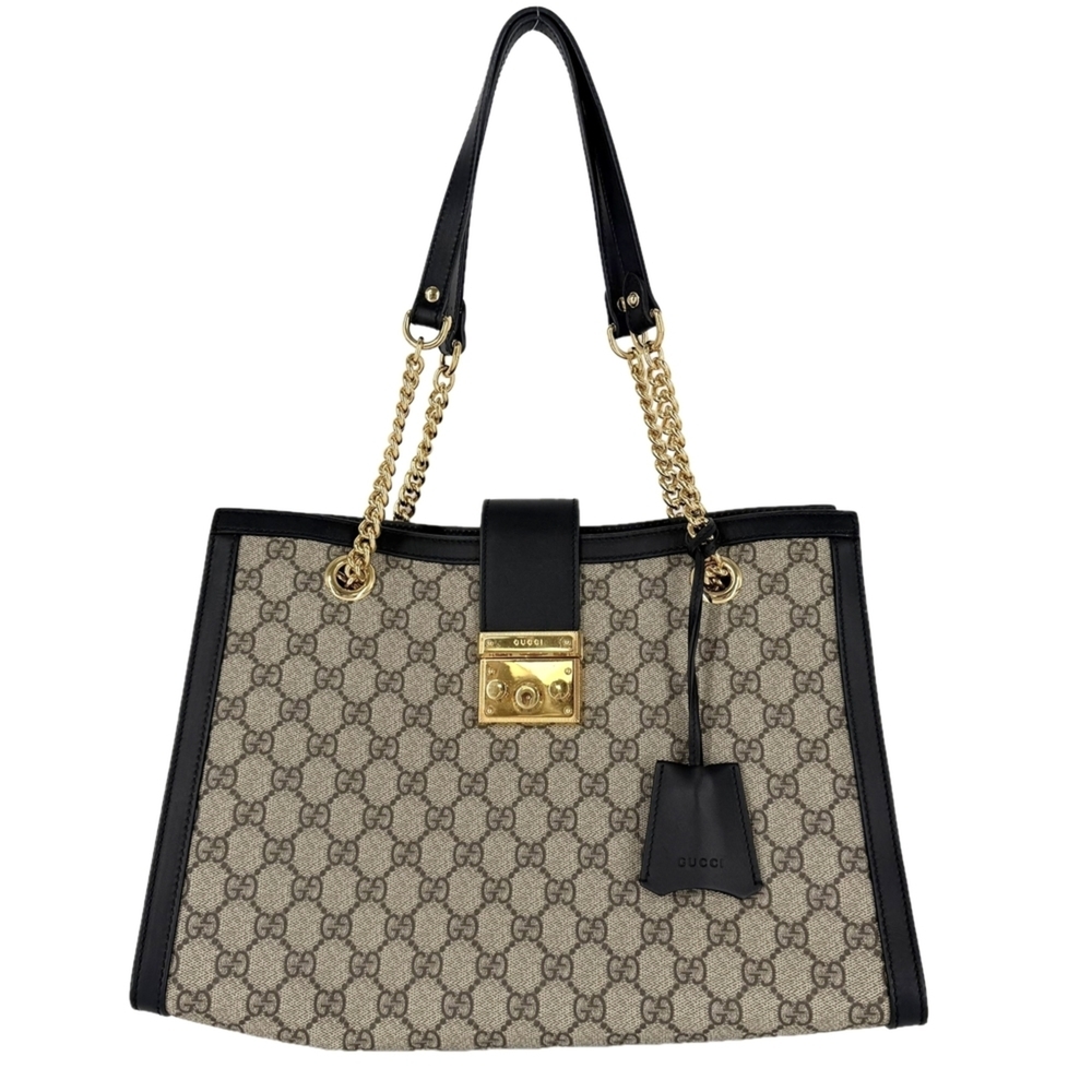 Gucci Women's Tote Bag, Horsebit Padlock, GG, Medium, Handbag, Shoulder GUCCI...